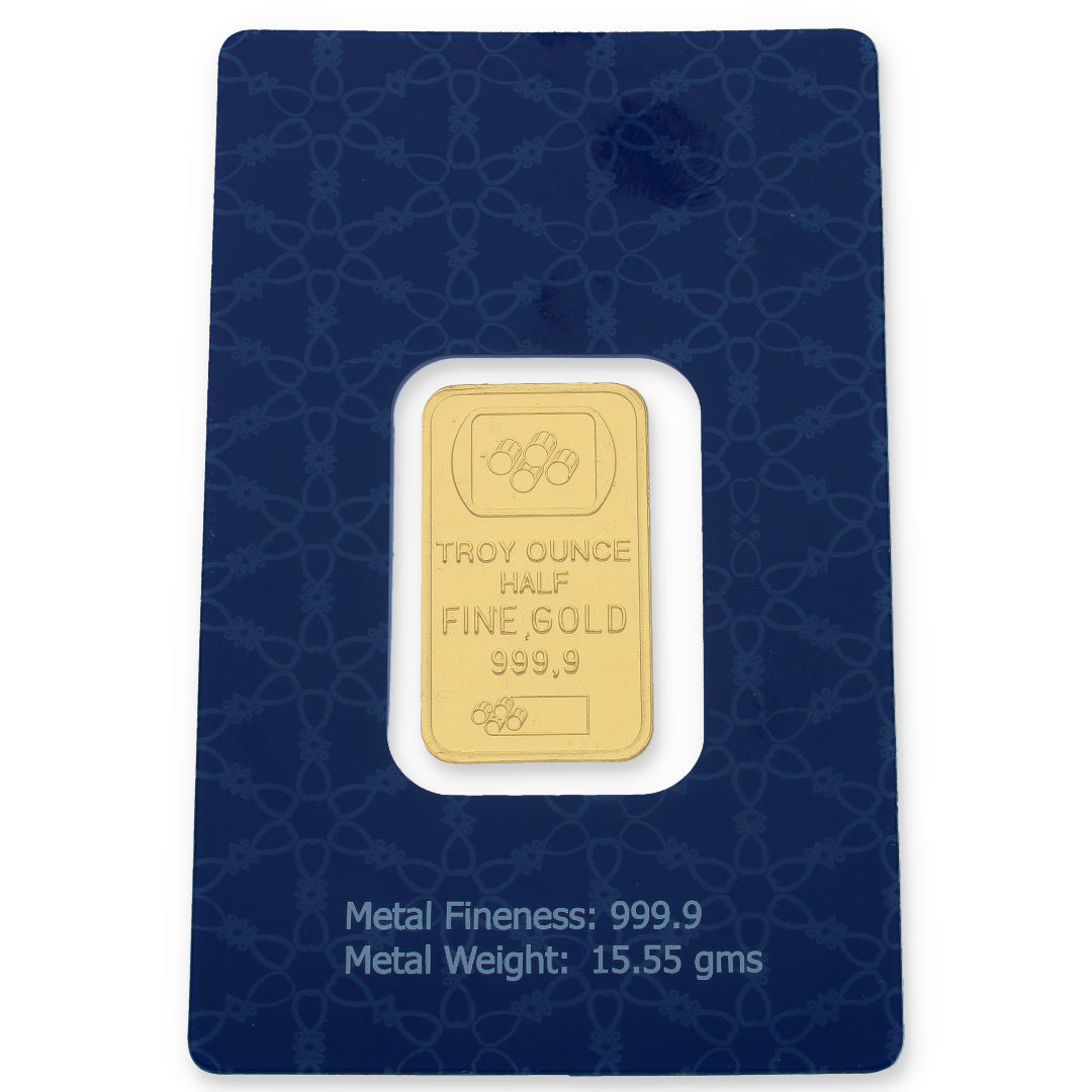 Dubai 0.5 Ounce Gold Bar 999.9 Purity - FKJGBR24K2290