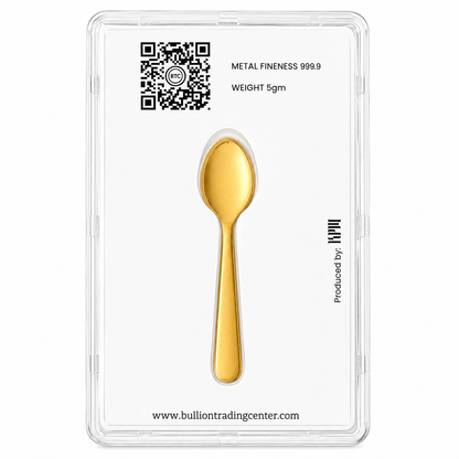 ملعقة ذهب 5 جرام عيار 24 قيراط – FKJSP24KU6600