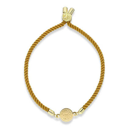 Gold Coin String Bracelet 21KT - FKJBRL21KU6582