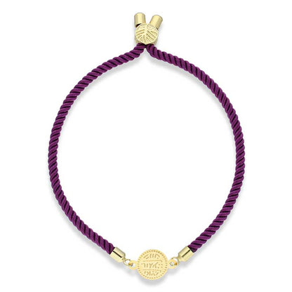 Gold Coin String Bracelet 21KT - FKJBRL21KU6582