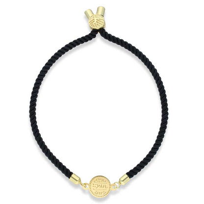 Gold Coin String Bracelet 21KT - FKJBRL21KU6582