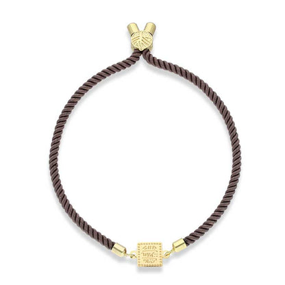 Gold String Bracelet 21KT - FKJBRL21KU6581