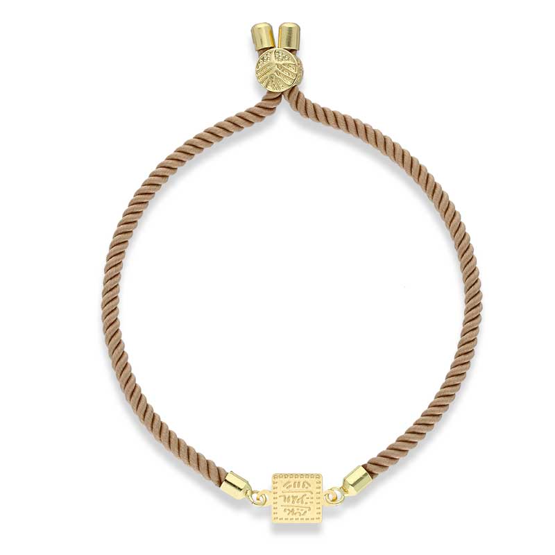 Gold String Bracelet 21KT - FKJBRL21KU6581