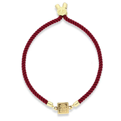 Gold Coin String Bracelet 21KT - FKJBRL21KU6582