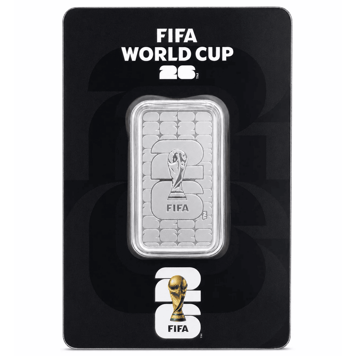 سبيكة فضة كأس العالم لكرة القدم 2026 بوزن 100 جرام – FKJGBRSL6967