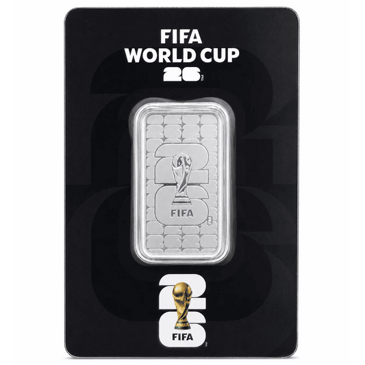 سبيكة فضة كأس العالم لكرة القدم 2026 بوزن 100 جرام – FKJGBRSL6967