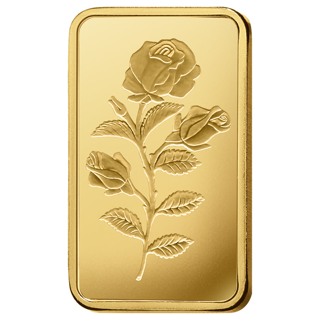 Pamp Suisse Rosa 1 Ounce Gold Bar 24KT - FKJGBR24K2211