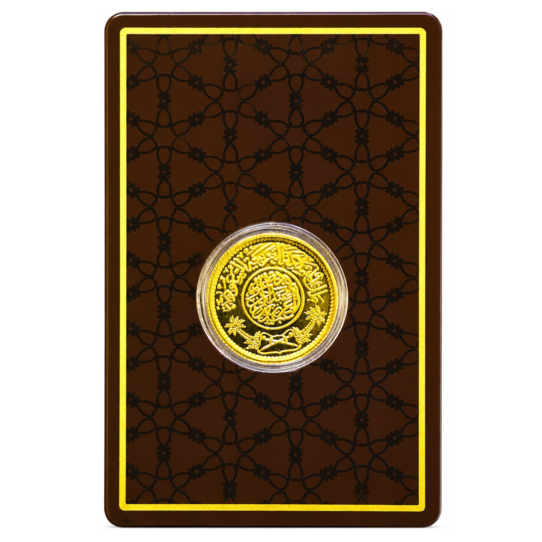 Gold 22KT Saudi Design 10 Grams Coin - FKJCON22K6973
