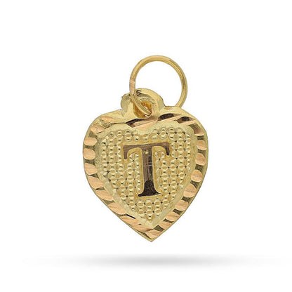 Gold Alphabet Pendant 18KT - FKJPND1452