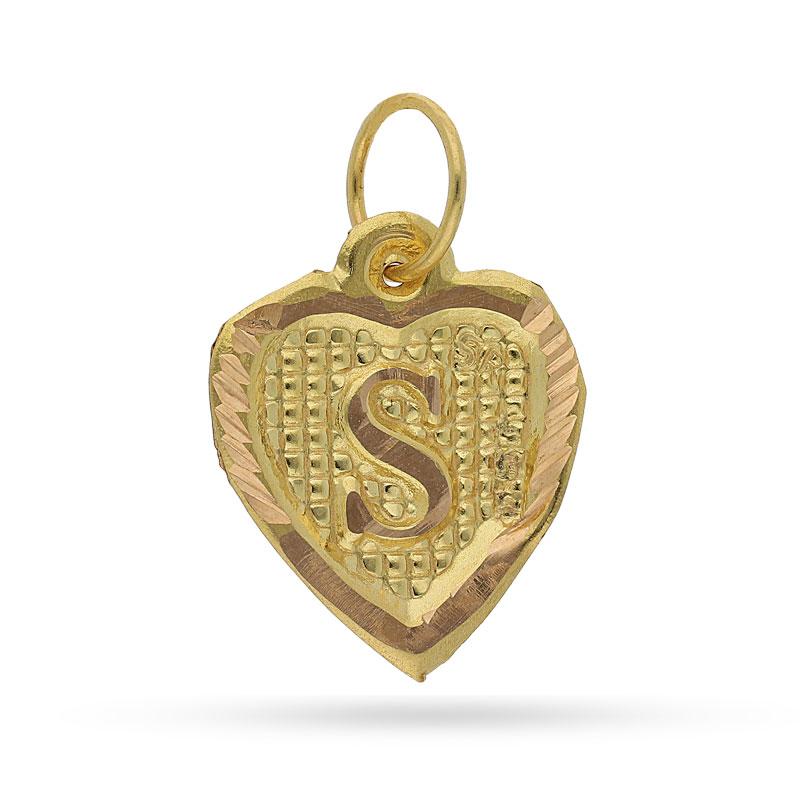 Gold Alphabet Pendant 18KT - FKJPND1452
