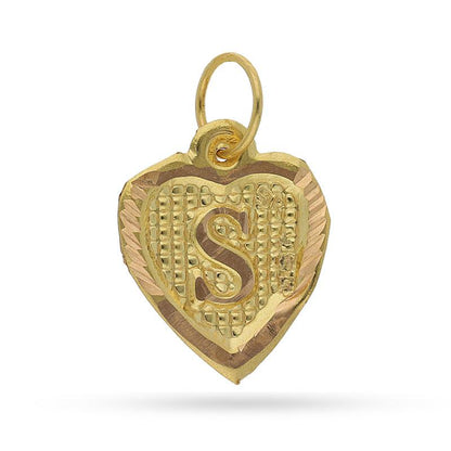 Gold Alphabet Pendant 18KT - FKJPND1452
