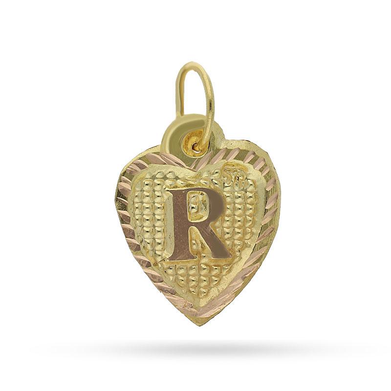 Gold Alphabet Pendant 18KT - FKJPND1452