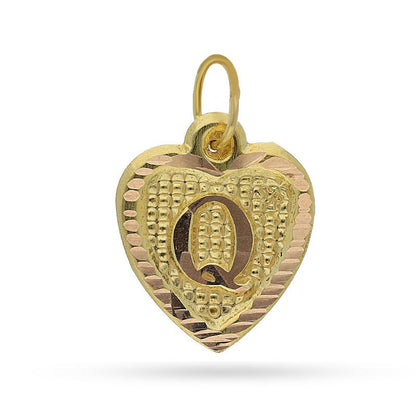 Gold Alphabet Pendant 18KT - FKJPND1452