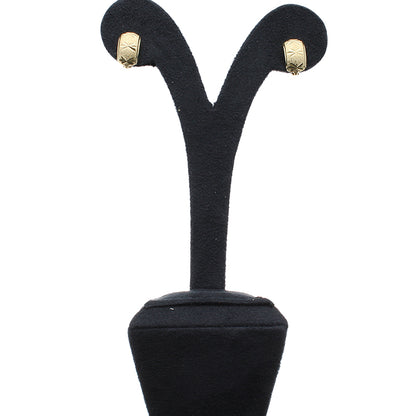 Gold Clip Earrings 18KT - FKJERN18KU3002