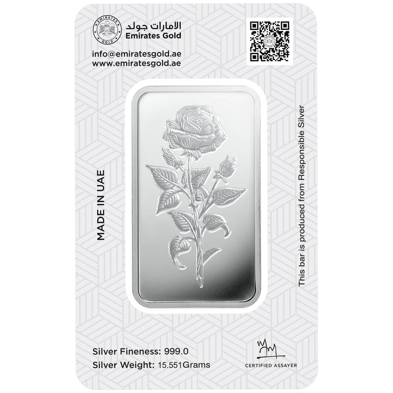 Emirates 1/2 Ounce Silver Bar in 999 Silver - FKJGBRSL2181