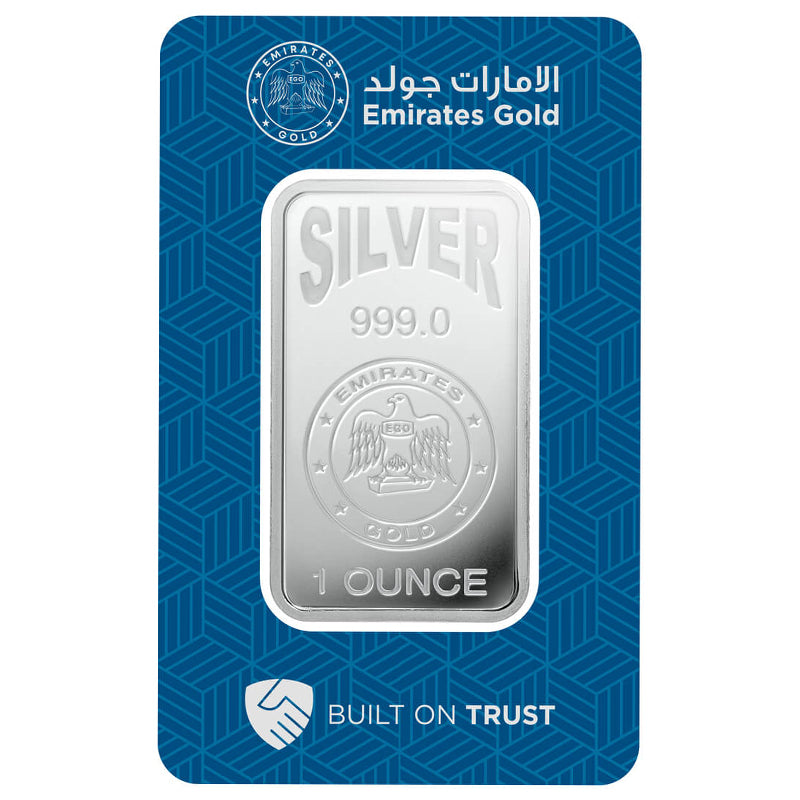 Emirates 1 Ounce Silver Bar in 999 Silver - FKJGBRSL2162