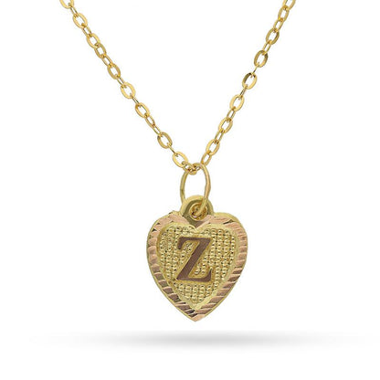 Gold Necklace (Chain with Alphabet Pendant) 18KT - FKJNKL1452