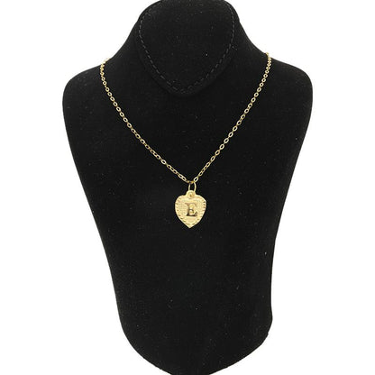 Gold Necklace (Chain with Alphabet Pendant) 18KT - FKJNKL1452