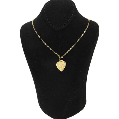 Gold Necklace (Chain with Alphabet Pendant) 18KT - FKJNKL1452