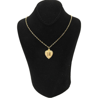 Gold Necklace (Chain with Alphabet Pendant) 18KT - FKJNKL1452