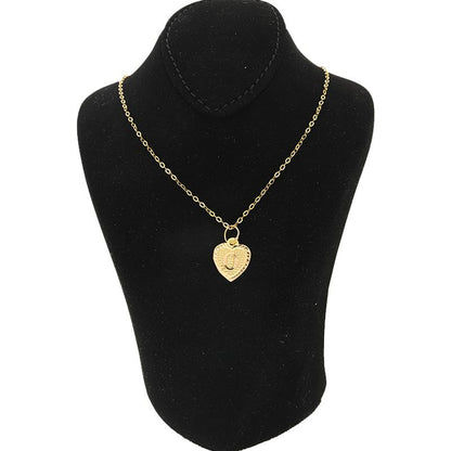 Gold Necklace (Chain with Alphabet Pendant) 18KT - FKJNKL1452