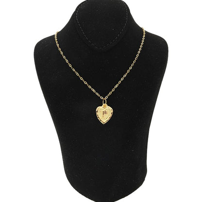 Gold Necklace (Chain with Alphabet Pendant) 18KT - FKJNKL1452
