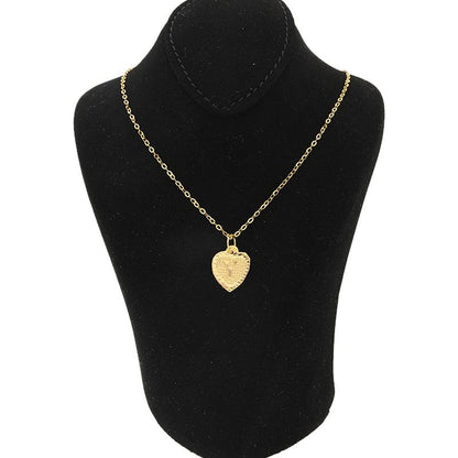 Gold Necklace (Chain with Alphabet Pendant) 18KT - FKJNKL1452