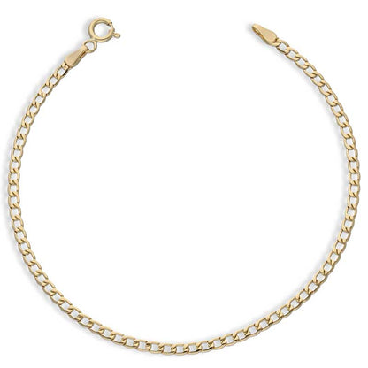 Gold Curb Bracelet 18KT - FKJBRL18KU1032