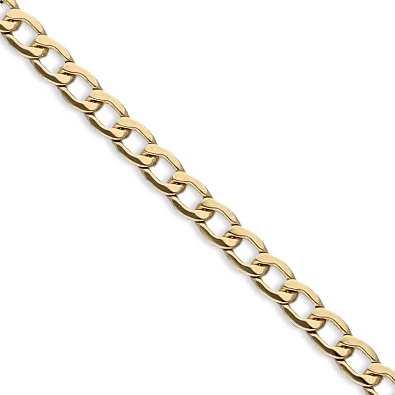 Gold Curb Bracelet 18KT - FKJBRL18KU1032