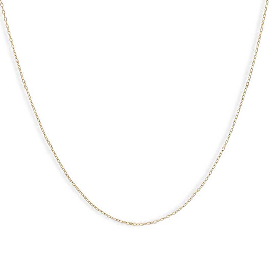 Gold Thin Link Chain 18KT - FKJCN18KU3002