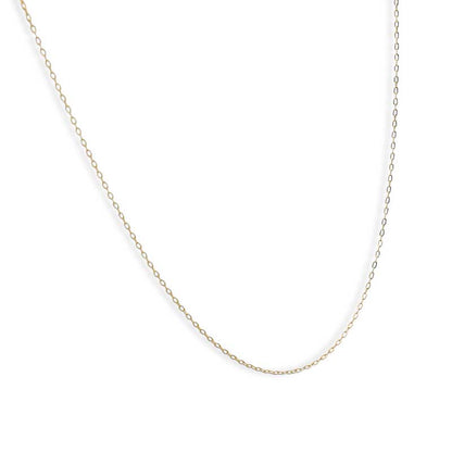 Gold Thin Link Chain 18KT - FKJCN18KU3002