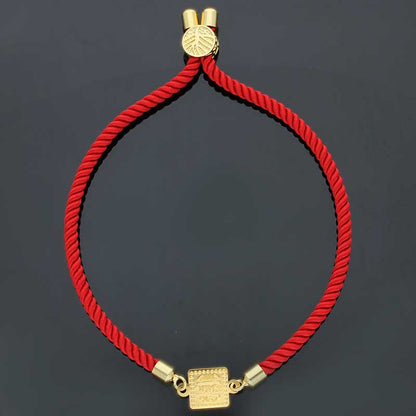 Gold String Bracelet 21KT - FKJBRL21KU1067