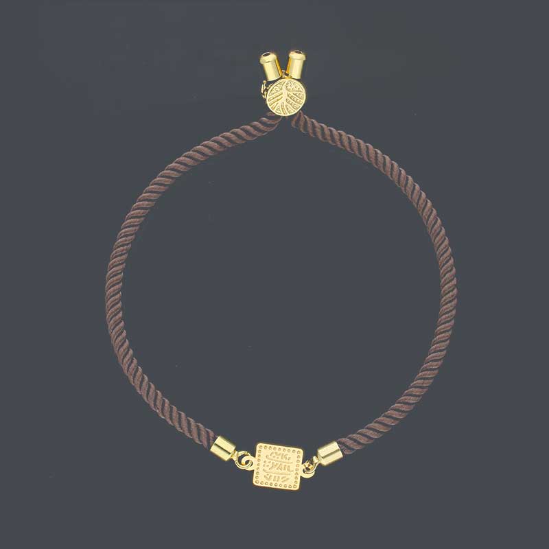 Gold String Bracelet 21KT - FKJBRL21KU1060