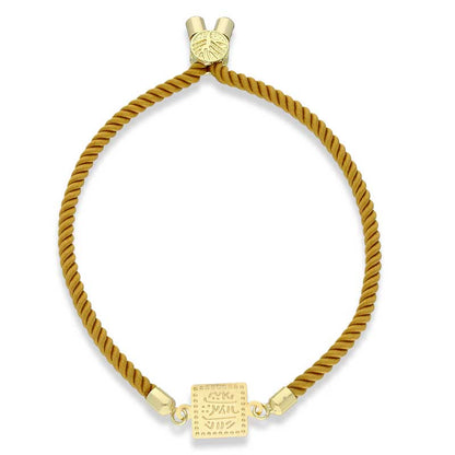 Gold String Bracelet 21KT - FKJBRL21KU1074