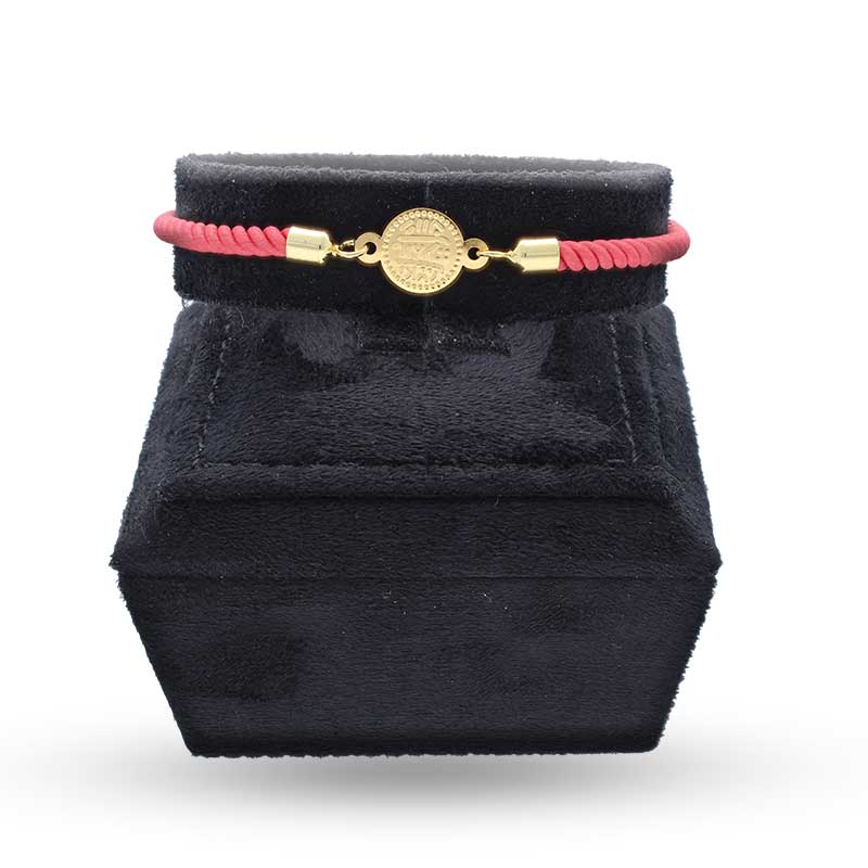 Gold Coin String Bracelet 21KT - FKJBRL21KU1087