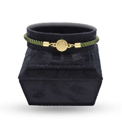 Gold Coin String Bracelet 21KT - FKJBRL21KU1086