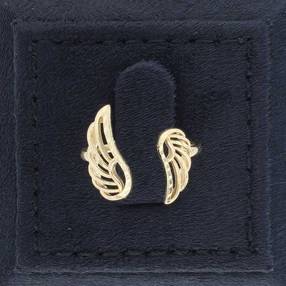 Gold Wings Shaped Ring 18KT - FKJRN18KU2100