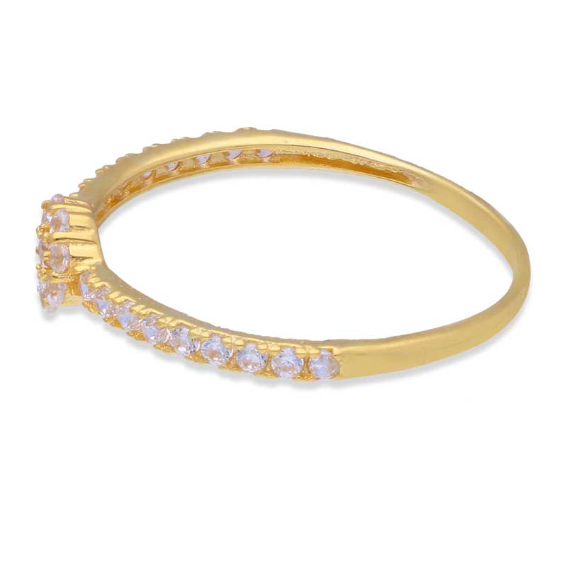 Gold Solitaire Ring 18KT - FKJRN18KU2005