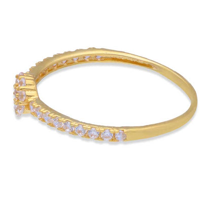 Gold Solitaire Ring 18KT - FKJRN18KU2005