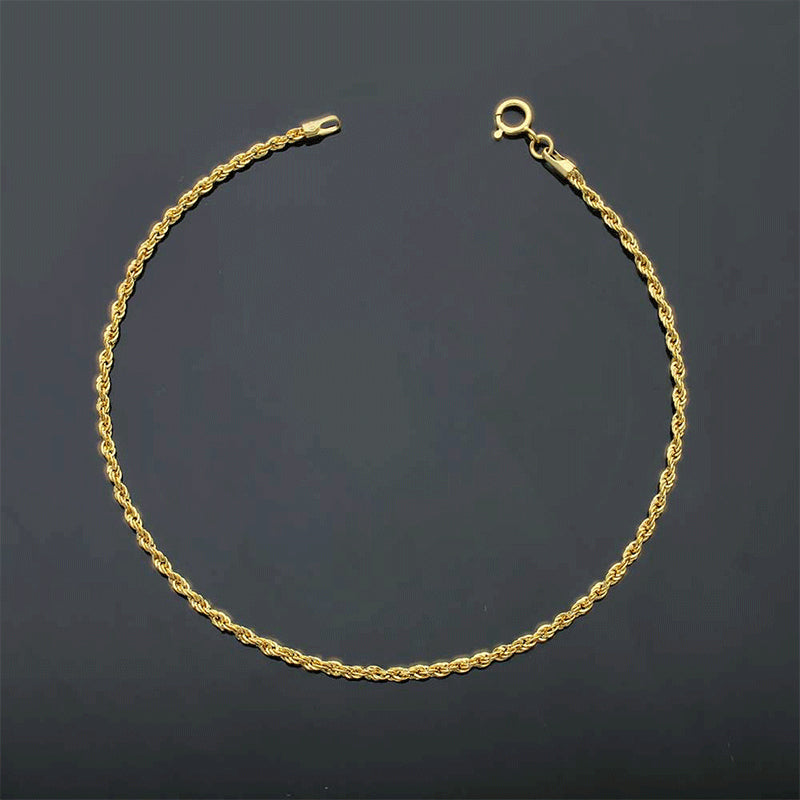 Gold Rope Bracelet 18KT - FKJBRL18KU1098