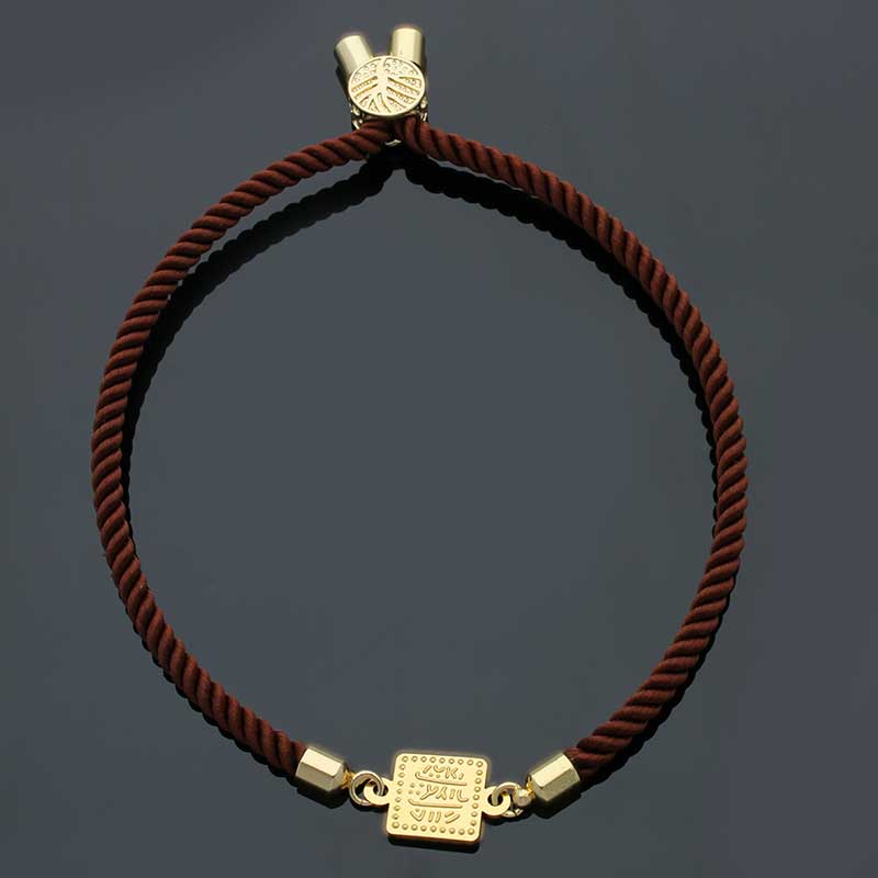 Gold String Bracelet 21KT - FKJBRL21KU1101