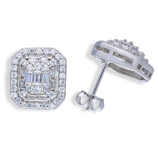 Sterling Silver 925 Stud Earrings - FKJERNSLU3140