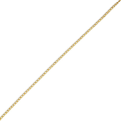 Gold Curb Bracelet 21KT - FKJBRL21KU6002