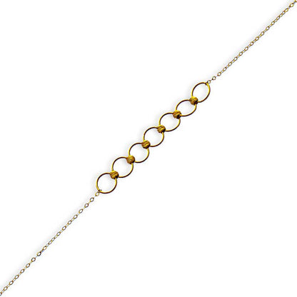 Gold Rings Bracelet 21KT - FKJBRL21KU6028