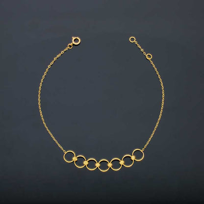 Gold Rings Bracelet 21KT - FKJBRL21KU6028