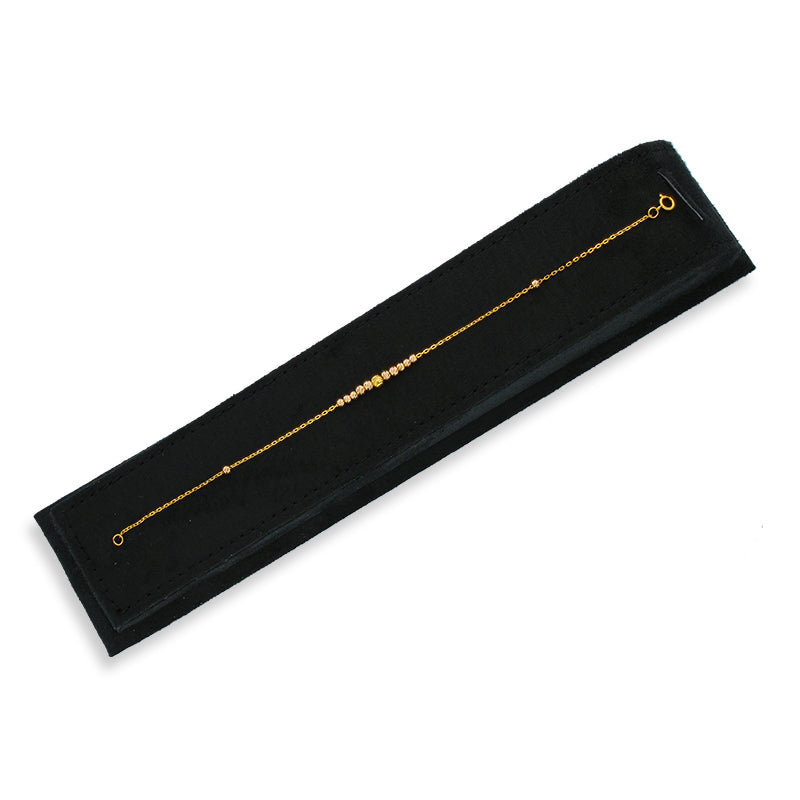 Gold Beads Bracelet 21KT - FKJBRL21KU6038