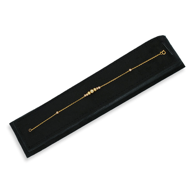 Gold Beads Bracelet 21KT - FKJBRL21KU6037