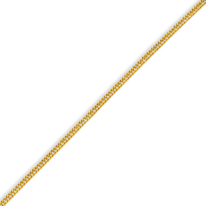 Gold Curb Bracelet 21KT - FKJBRL21KU6057