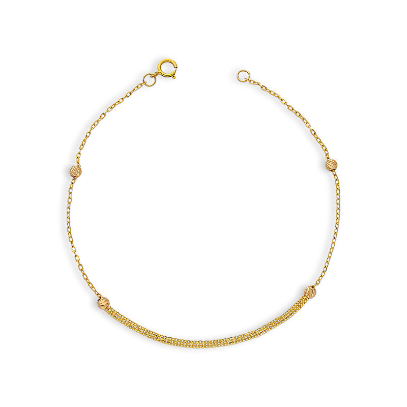 Gold Bracelet 21KT - FKJBRL21KU6043