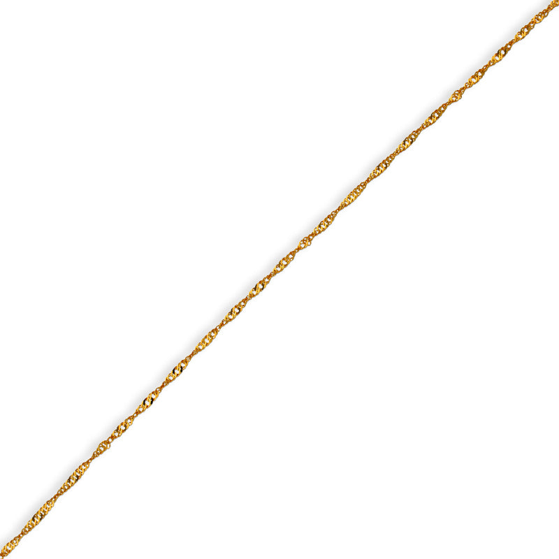 Gold Anklet 21KT - FKJANKL21KU6073